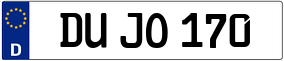 Truck License Plate